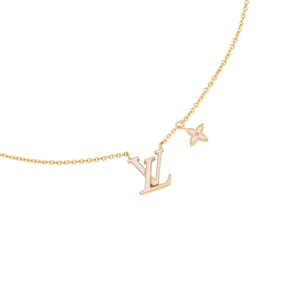 Clear louis vuitton necklace clearance